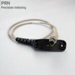 PRN INVISIO V50 V60 V Series PTT Downlead Adapter cable For Motorola APX TAN - Image 4